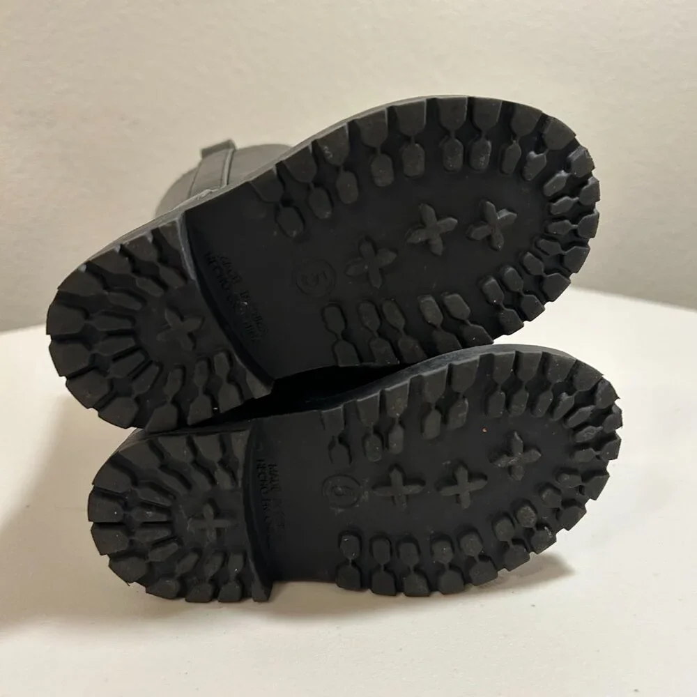 Old Navy Toddler Tall Black Boots Size: 5